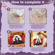 Dracula Halloween Door Hanger Paint by Number Kit