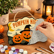Carved Pumpkins Halloween Door Hanger Paint by Number Kit