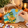 Frankenstein Halloween Door Hanger Paint by Number Kit