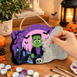 Frankenstein Graveyard Halloween Door Decor