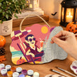 Cute Dracula Halloween Door Hanger Paint by Number Kit