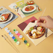 Gourmet Breakfast & Charcuterie Mini Paint by Numbers Kit Set