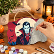 Dracula Halloween Door Hanger Paint by Number Kit