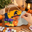 Cute Pumpkin Halloween Door Hanger Paint by Number Kit