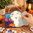Cute Ghost Halloween Door Hanger Paint by Number Kit