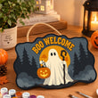 Cute White Ghost Halloween Welcome Door Hanger Paint by Number Kit