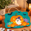 Cute Ghost & Pumpkin Halloween Paint by Number Kit