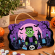 Frankenstein Graveyard Halloween Door Decor