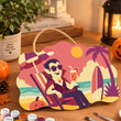 Cute Dracula Halloween Door Hanger Paint by Number Kit