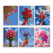 Paint Your Way to Floral Euphoria (Set of 6)