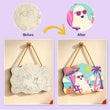 Beach Ghost Halloween Door Hanger