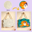 Cute Ghost & Pumpkin Halloween Paint by Number Kit