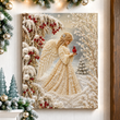 Snowy Christmas Angel Diamond Art Kit