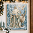 Santa Claus Snowy Forest Christmas Diamond Art Kit
