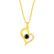 Gold Heart necklace with picture inside