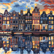 Amsterdam Canal Reflections