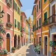 Sunlit Italian Streets
