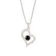 Silver Heart necklace with picture inside