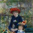 Two Sisters on the Terrace by Pierre-Auguste Renoir 1881