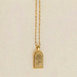 Birth Month Flower Necklace 18K