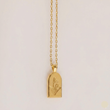 Birth Month Flower Necklace 18K