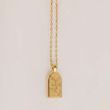 Birth Month Flower Necklace 18K