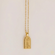 Birth Month Flower Necklace 18K