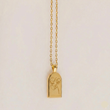 Birth Month Flower Necklace 18K