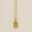 Birth Month Flower Necklace 18K