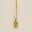 Birth Month Flower Necklace 18K