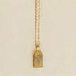 Birth Month Flower Necklace 18K