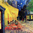 Café Terrace at Night Paint by Van Gogh