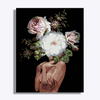 Woman and Face of Flowers