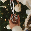Angel photo necklace