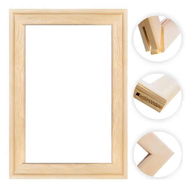 Frame for custom paint by number