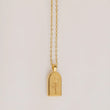 Birth Month Flower Necklace 18K