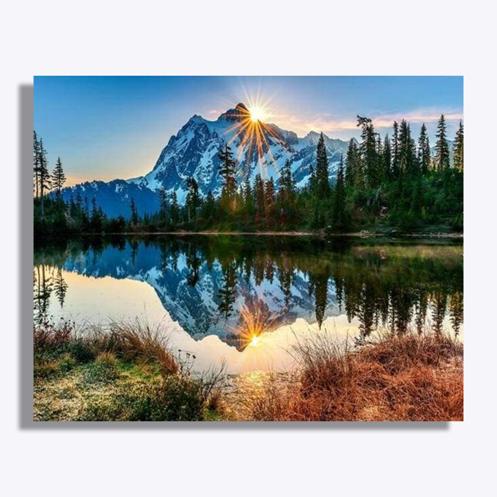 Lake and Mountain reflection