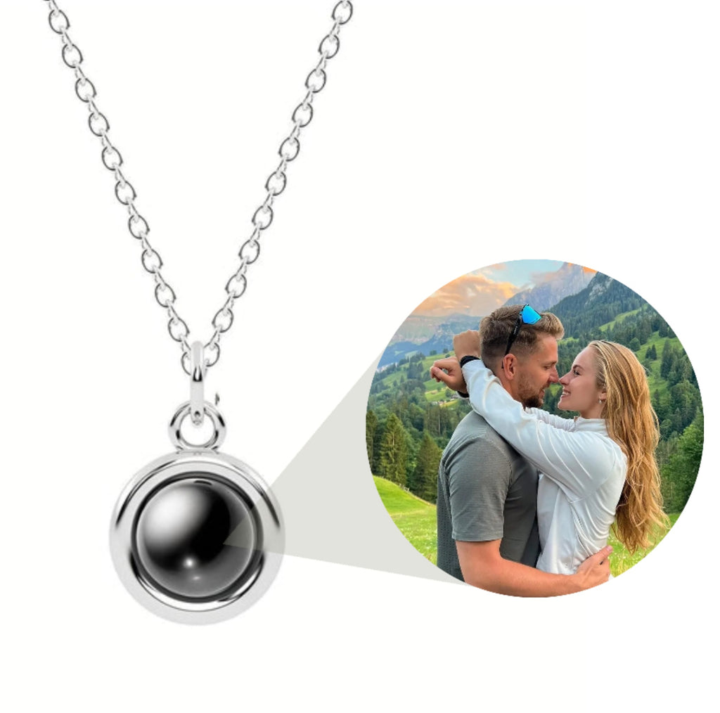 Personalized Photo Projection Necklace