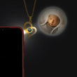 Projection photo necklace heart 2